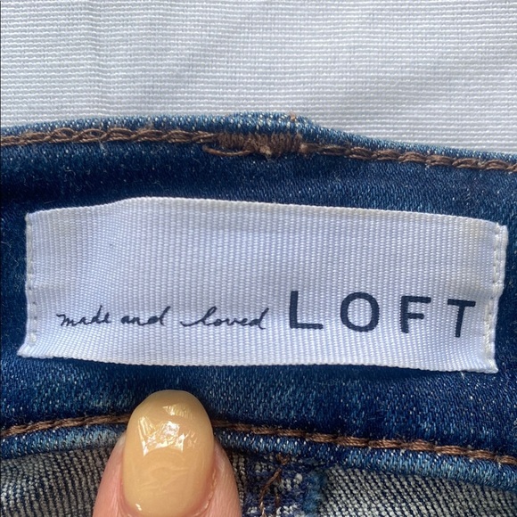 Loft Skinny Women's Blue Jeans - Picture 2 of 6